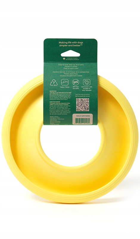 Earth Rated zabawka Frisbee dla psa Dysk L