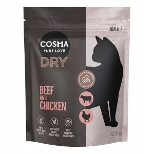 Cosma sucha kot suszona wołowina kurczak 400g