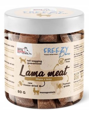 SYTA MICHA przysmaki liofilizowane LAMA 100% dla psa 80g FREEZY