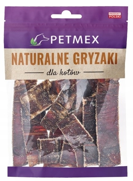 Petmex PRZEŁYK WOŁOWY PASECZKI przysmak naturalny gryzak dla psa/kota 40g