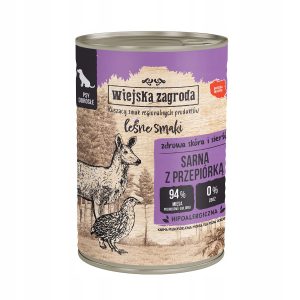 WZ leśne smaki Sarna przepiórka 400g