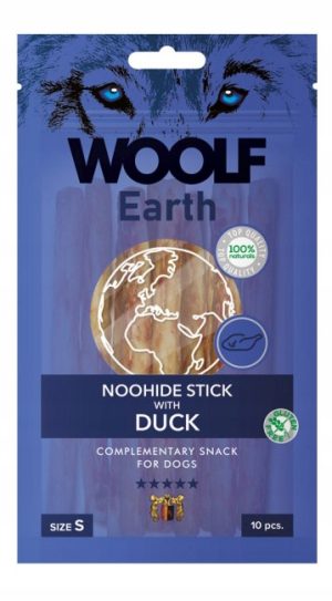 Woolf Earth przysmaki dla psa Gryzaki kolagenowy Kaczka S 90 g