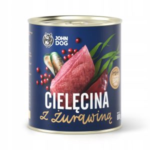 800g  JD berry cielęcina żurawina 800g