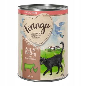 Feringa mokra puszka drób wołowina 400g