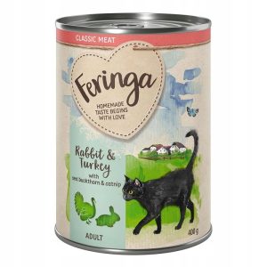 Feringa mokra puszka królik indyk 400g