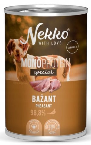 Nekko karma mokra dla psa BAŻANT 400g