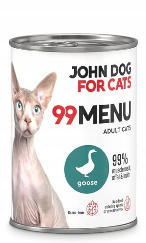 400g JD for cats 99 menu gęś 400g