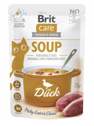 BRIT CARE CAT SOUP WITH DUCK 75 G