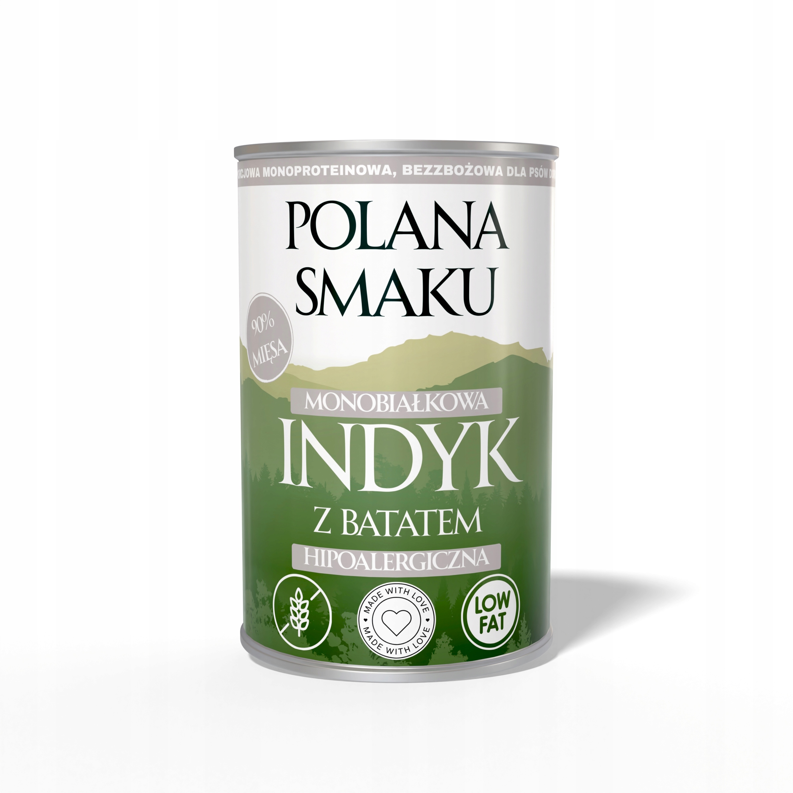 Polana Smaku INDYK BATATY 400g karma mokra dla psa