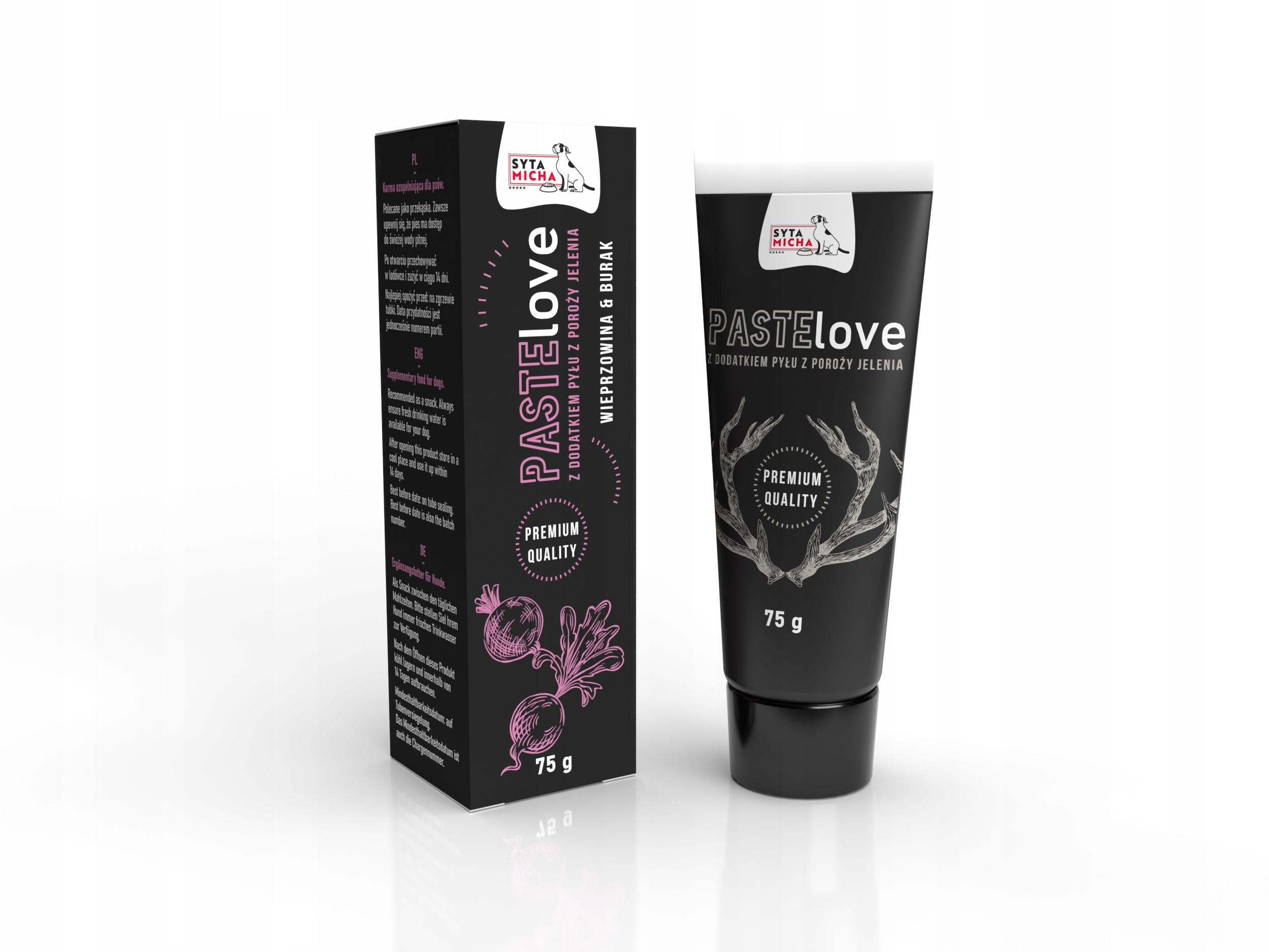 PasteLOVE wieprzowina i burak 75g