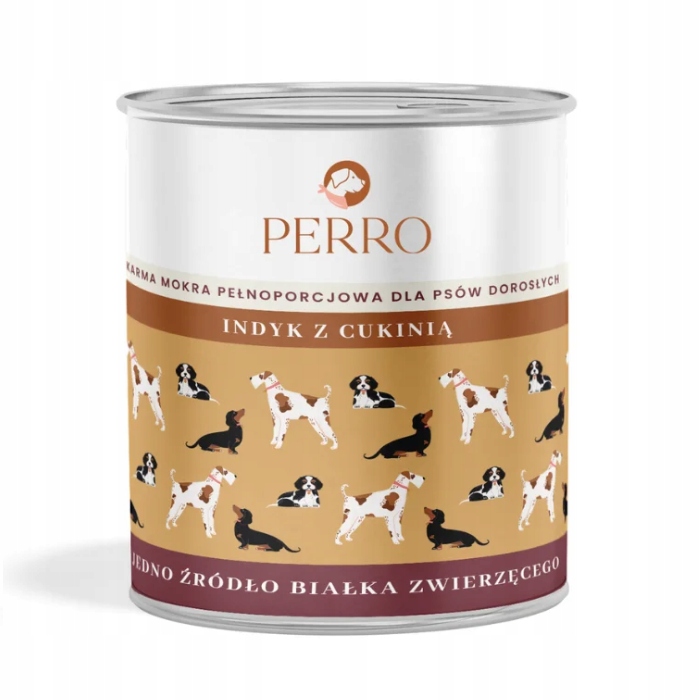 Perro karma mokra dla psa INDYK CUKINIA 800g