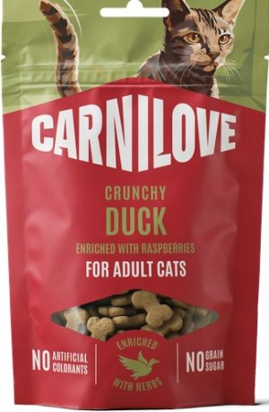 Przysmaki dla kota Carnilove kaczka maliny 50g chrupiące