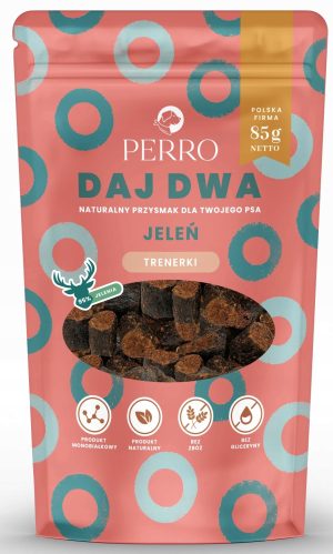Perro daj dwa smaczki jeleń 85g