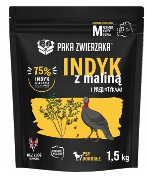 Paka Zwierzaka sucha indyk malina 1,5 kg