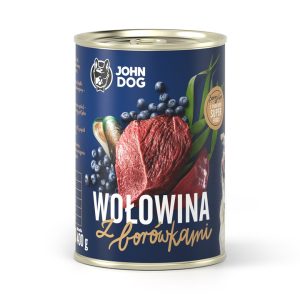 400 JD berry wołowina borówka 400g mokra karma