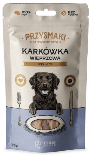 Meatstuff przysmak dla psa chipsy KARKÓWKA WIEPRZOWA 75g