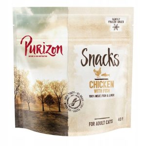 Purizon snacks cat kurczak ryby freeze dried 40 g
