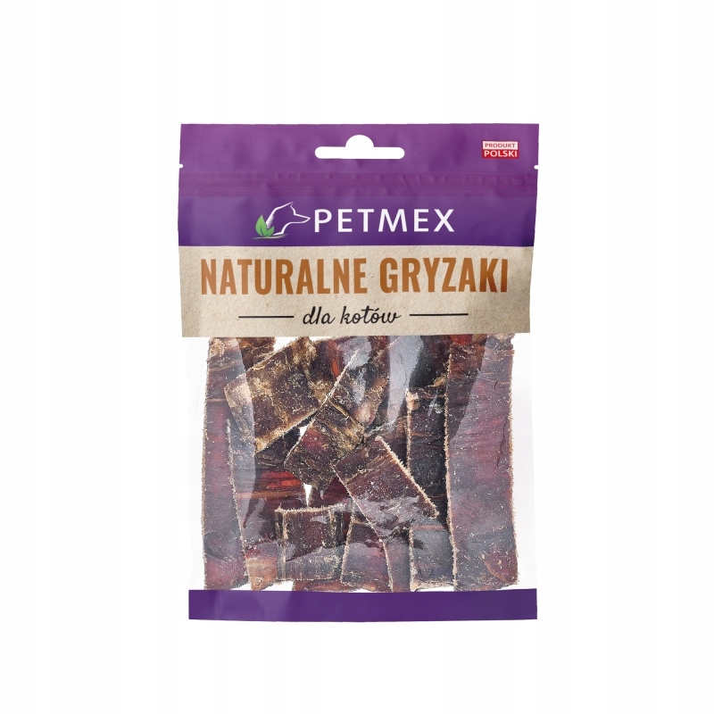 Petmex PRZEŁYK WOŁOWY PASECZKI przysmak naturalny gryzak dla psa/kota 40g