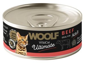 WOOLF WILD CAT ULTIMATE CAN BEEF PATE 85g