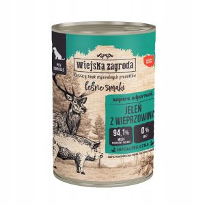 WZ leśne smaki jeleń wieprzowina 400g