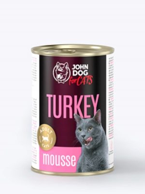 400g  JD for Cats mokra karma indyk mus 400 g