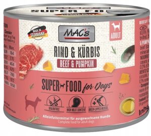 MACs pies puszka wołowina dynia 200g
