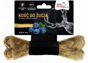 Syta Micha kość jeleń z jagodami hipoalergiczna 70g