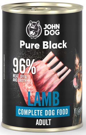 400G JOHN DOG JAGNIĘCINA PURE BLACK 400 g