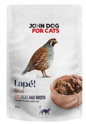 John Dog mokra karma dla kota PRZEPIÓRKA 100 g Lapé monobiałkowa