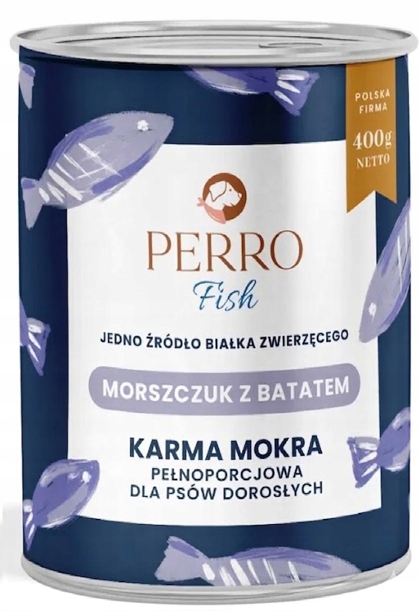 Perro mokra karma dla psa MORSZCZUK BATAT 400g karma monoproteinowa