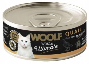 WOOLF WILD CAT ULTIMATE CAN QUAIL PATE 85g