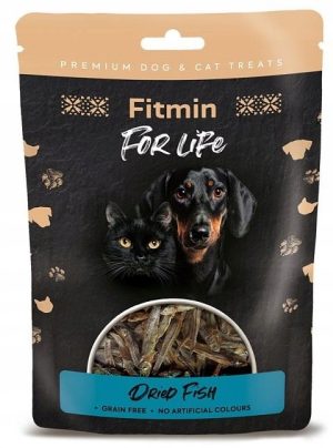 FITMIN przysmak dla psa i kota SUSZONE ANCHOIS 50g naturalny przysmak