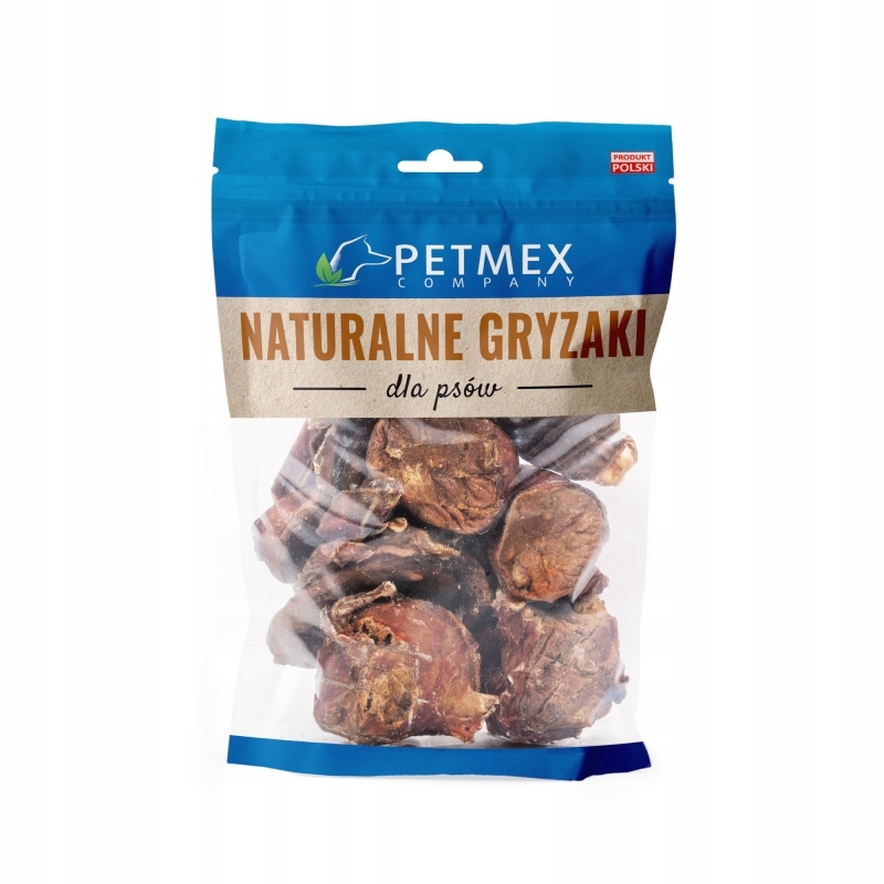 Petmex JĄDRA WOŁOWE CIĘTE przysmak gryzak naturalny 200g dla psa