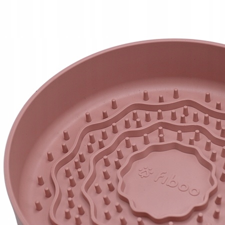 Fiboo miska spowalniająca jedzenie FIBOOWL RÓŻOWA 19 cm