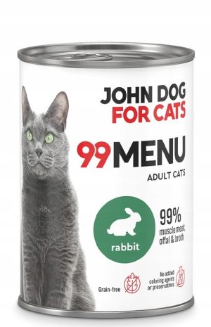 400g JD for cats 99 menu królik 400g