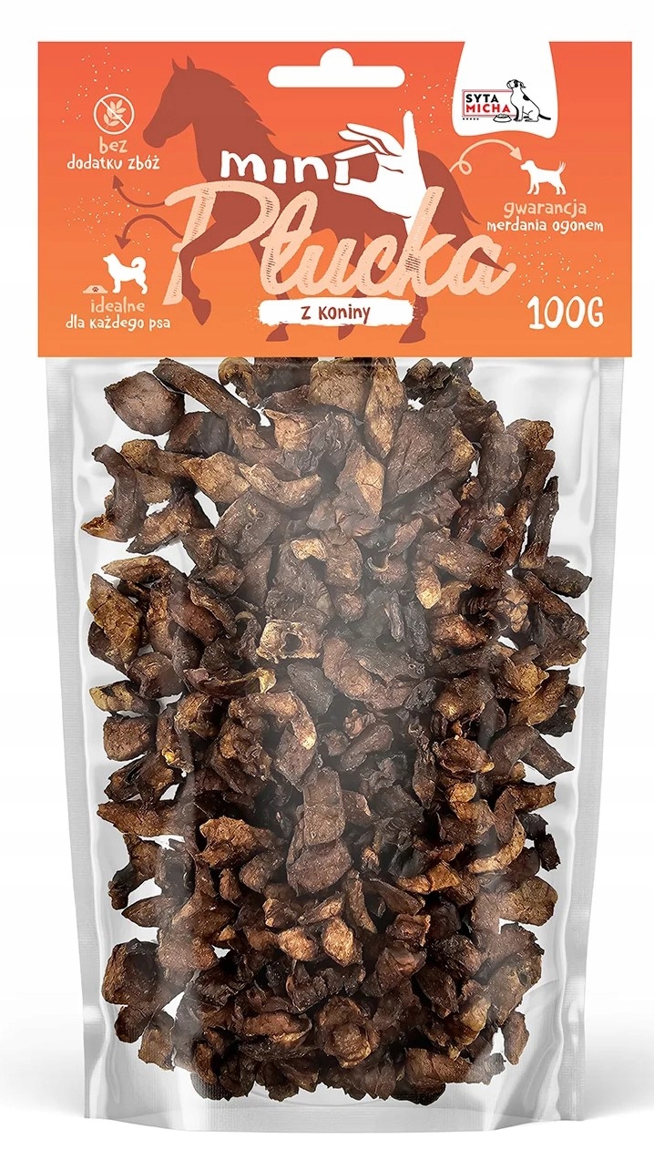 Syta Micha MINI Płucka końskie 100g
