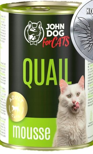 400g JD for Cats przepiórka mus 400g