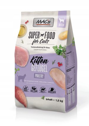 MACs kitten sucha drób 1,5 kg
