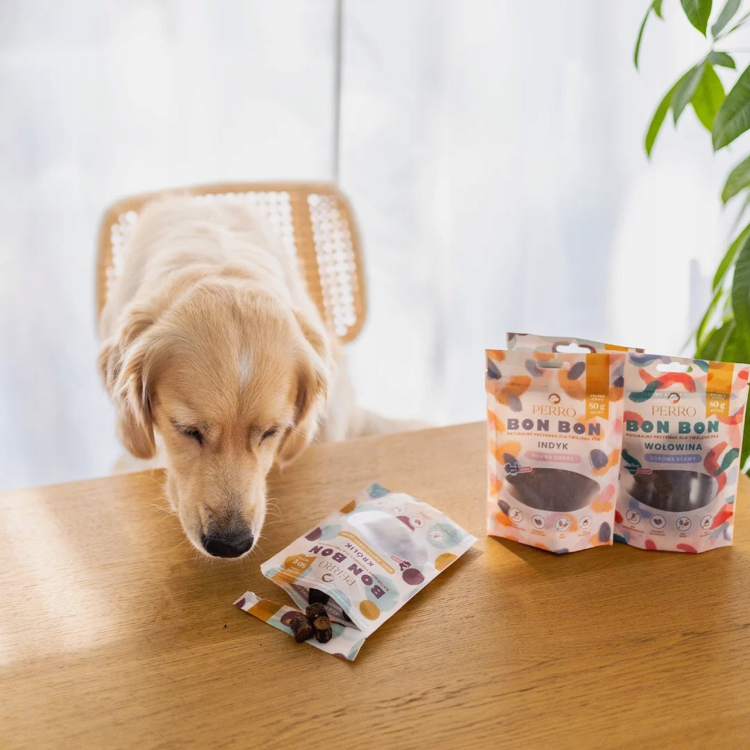 Perro BON BON przysmaki Królik – ochrona przed kleszczami 80g