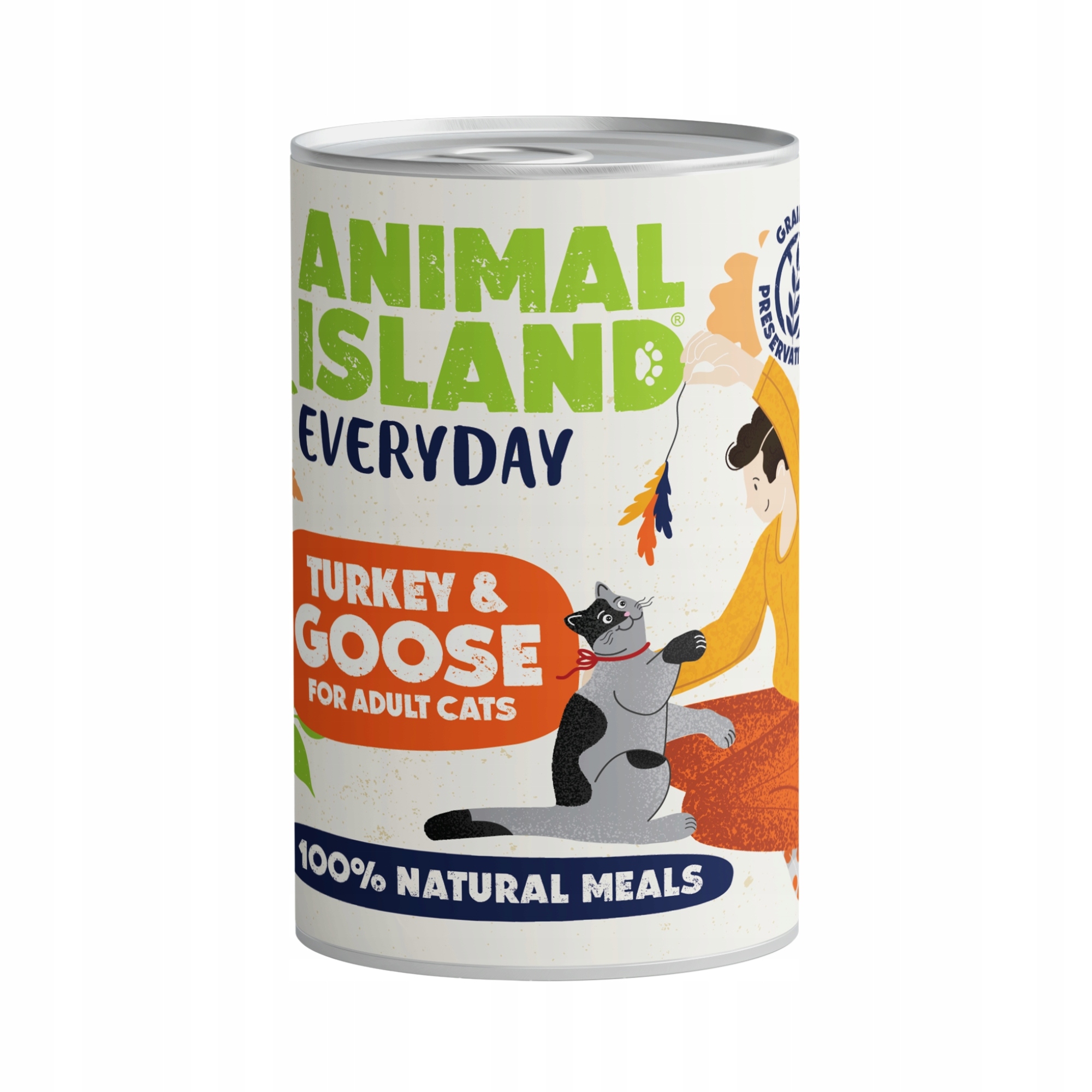 Animal Island INDYK Z GĘSIĄ 400g karma mokra dla kota