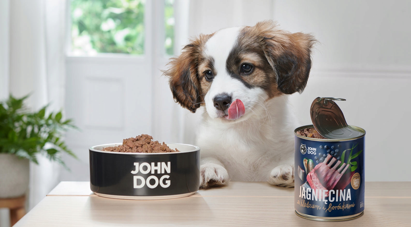 John Dog Berry JAGNIĘCINA ŚLEDŹ 800G mokra karma dla szczeniąt