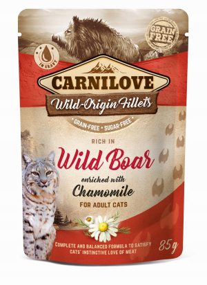 Carnilove mokra karma dla kota DZIK RUMIANEK 85g
