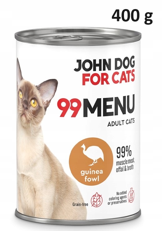 400g JD for cats 99 menu perliczka 400g