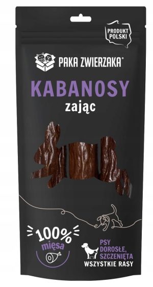 Paka Zwierzaka Kabanosy z zająca 3szt 80g