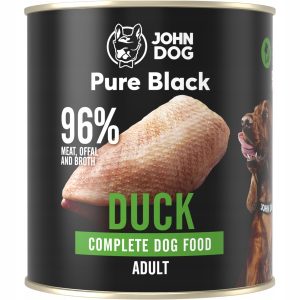 800g JOHN DOG dla psa KACZKA PURE BLACK 800 g morka karma