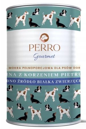Perro KONINA KORZEŃ PIETRUSZKI 400 g mokra karma dla psa