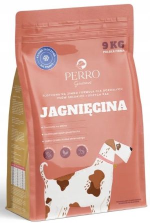 Perro sucha karma dla psa JAGNIĘCINA 9 kg tłoczona na zimno ś/d rasy