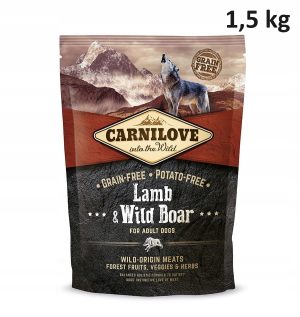 Carnilove sucha pies jagniecina dzik 1,5 kg