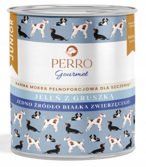 Perro mokra karma dla szczeniąt JELEŃ GRUSZKA 800 g