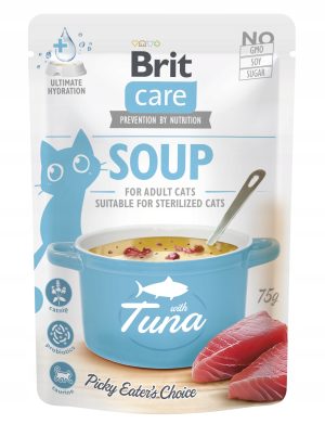 BRIT CARE CAT SOUP WITH TUNA 75 G